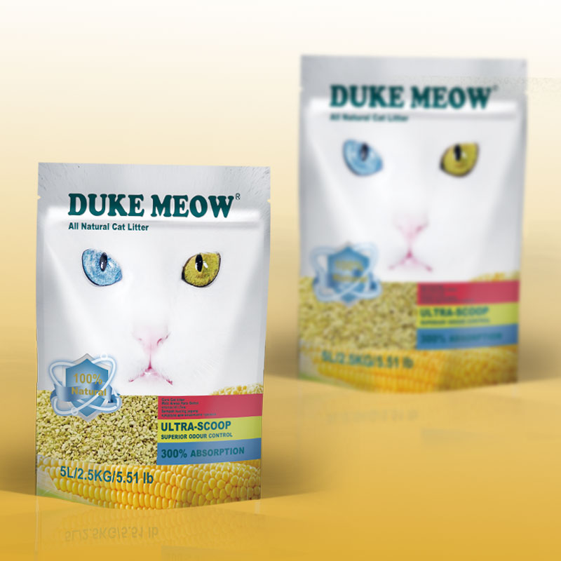 Corn crushed shape cat litter