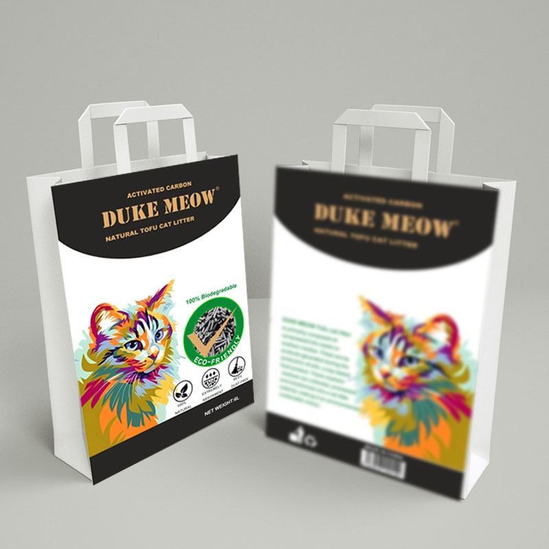 Duke Meow paper bag Carbon Tofu litter